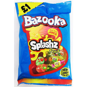 Bazooka Splashz Fruity £1