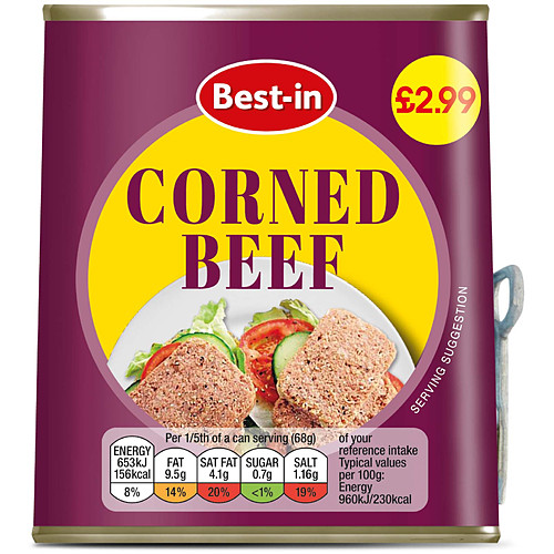 Bestin Corned Beef PM £2.99