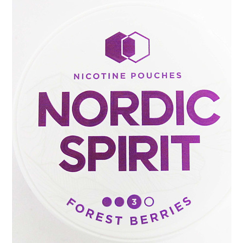 Nordic Spirit Forest Berries Strong Can 9mg Nicotine Pouch