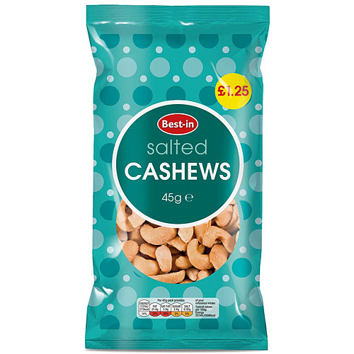 Bestin Roasted Cashews PM £1.25