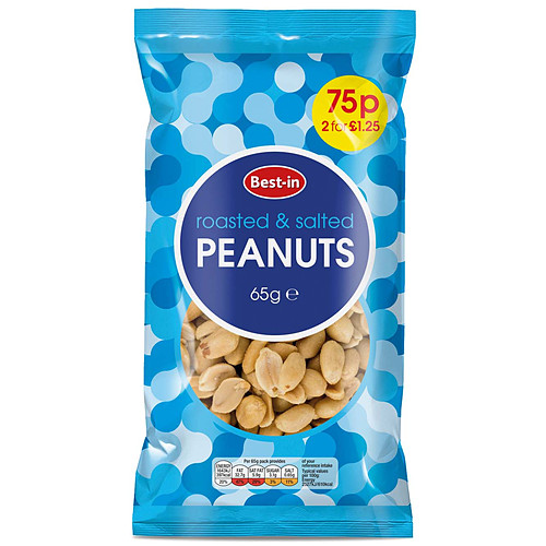 Bestin Salted Peanuts PM 75p 2 For £1.25