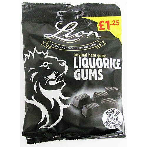 Lion Liquorice Gums PM £1.25