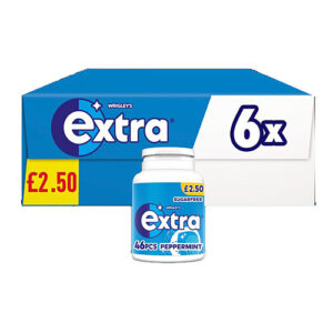 Extra Chewing Gum Bottle Sugar Free Peppermint x46 Pieces PMP £2.50