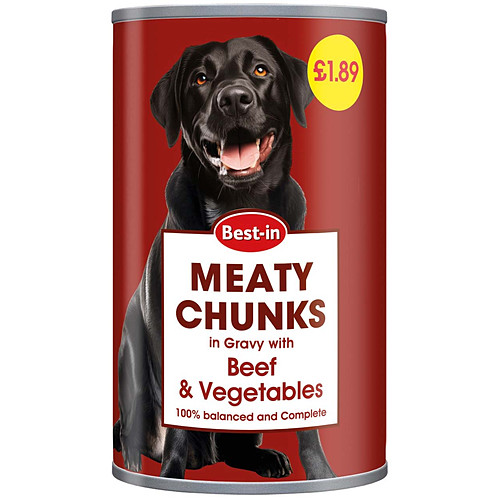 Bestin Dog Beef & Vegetable PM £1.89