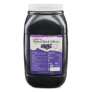 Cooks & Co Pitted Black Olives 2.1Kg