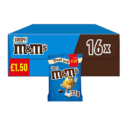 M&M's Crispy Milk Chocolate Bites Treat Bag £1.50 PMP 77g