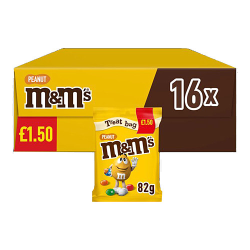M&M's Crunchy Peanut & Milk Chocolate Bites Treat Bag £1.50 PMP 82g