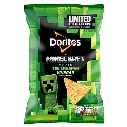 Doritos Zingy Salt & Vinegar Tortilla Chips Sharing Bag Crisps 180g