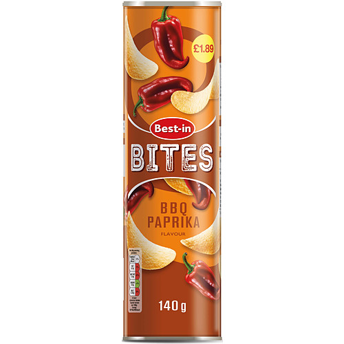 Best In Bites BBQ Paprika 140g PM £1.89