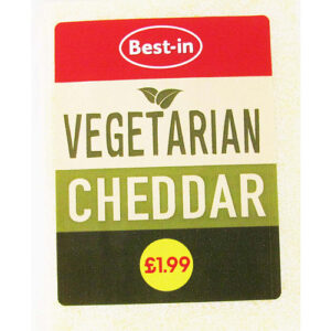 Bestin Vegetarian Cheddar PM £1.99