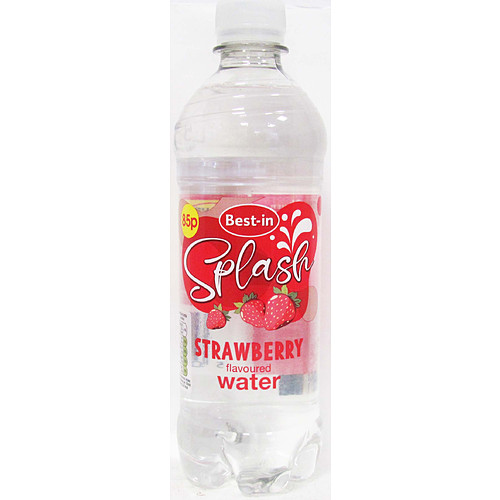 B/In Water Splash Strawberry 500ml 85p