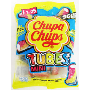Chupa Chups Soft & Chewy Fruity Flavour Mini Tubes 120g