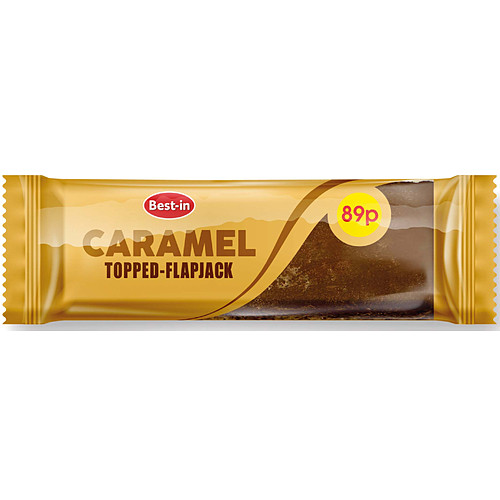 B/In Caramel Topped Flapjack 89p 85g
