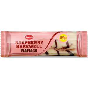 Bestin Raspberry Bakewell Flapjack PM 89p
