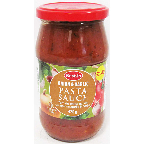 Bestin Pasta Sauce Onion & Garlic PM £1.49