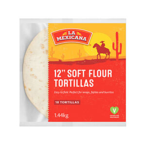 La Mexicana 30cm Flour Tortilla 18pk