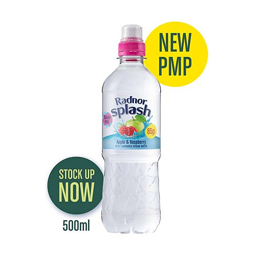 Radnor Splash Apple & Raspberry Still Flavoured Spring Water 500ml