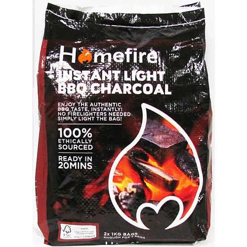 Homefire Instant Light Charcoal 2Kg