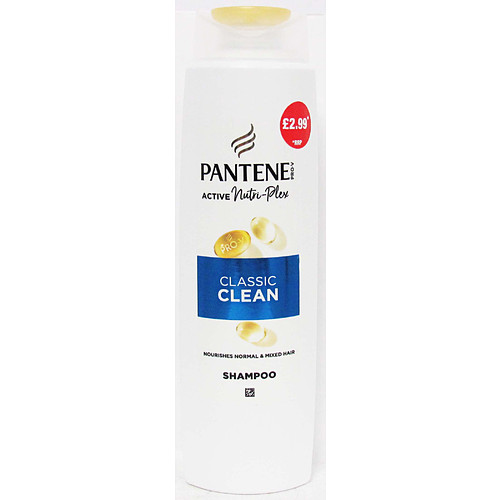 Pantene Shampoo Classic Clean PM £2.99