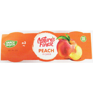 Natures Finest Peach Triple Pack 3X80g