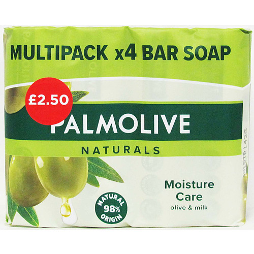 Palmolive Bar Moist 4pk PM £2.50