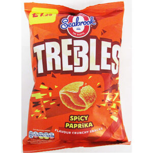 Seabrooks Trebles Spicy Paprika 60g PM £1.25