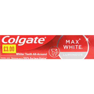 Colgate Toothpaste Max White Luminous £3