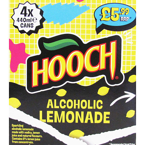 Hooch 4 Pack 3.4% 440ml PM £5.99