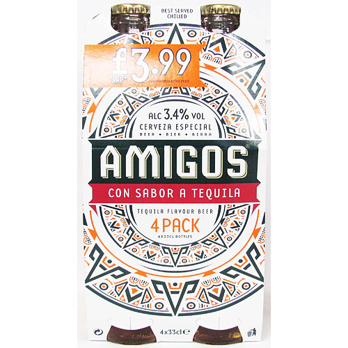 Amigos 3.4% PM £3.99 4pack