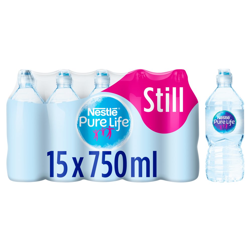 Nestle Pure Life Still Spring Water Sports Cap 15x750ml