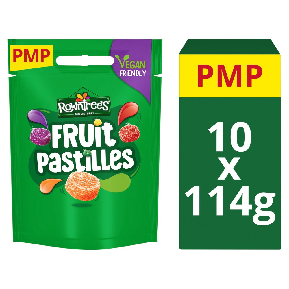 Rowntree's Fruit Pastilles Sweets Sharing Bag 114g PMP £1.25