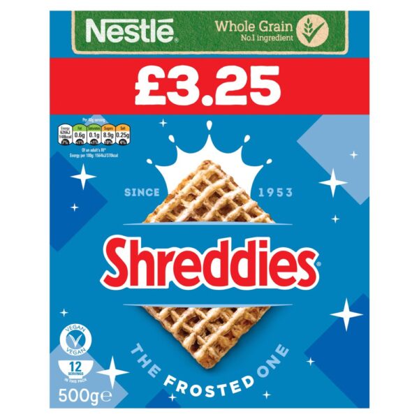 Nestlé Shreddies Frosted Cereal 500g