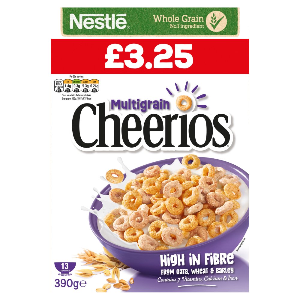 Nestle Cheerios Multigrain Cereal 390g