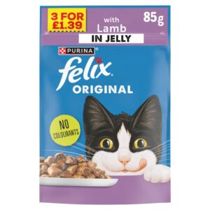 FELIX Original Lamb in Jelly Wet Cat Food 85g PMP