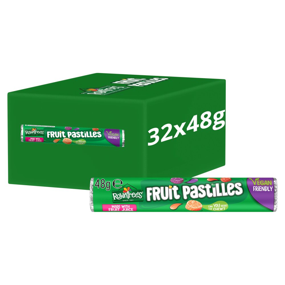 Rowntree's Fruit Pastilles Sweets Tube 48g