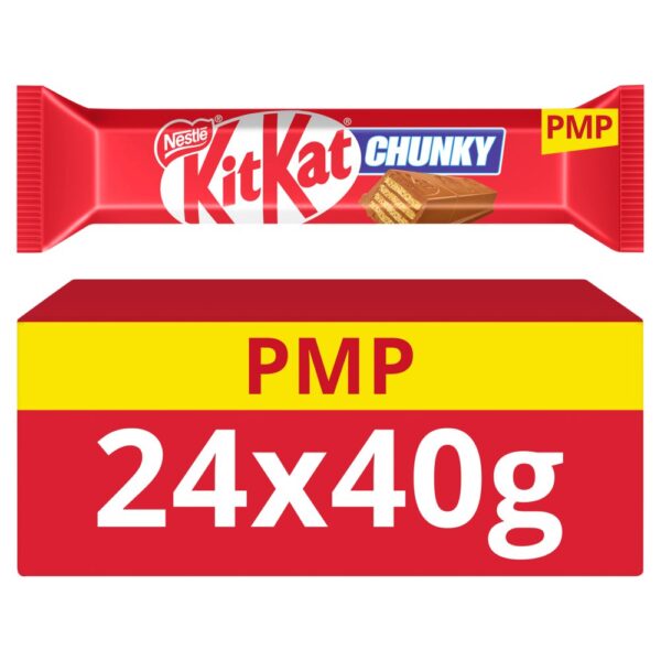 KitKat Chunky Milk Chocolate Bar 40g PMP 75p