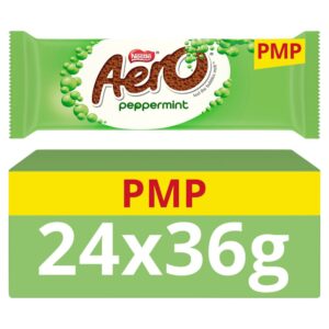 Aero Bubbly Peppermint Chocolate Bar 36g PMP 75p