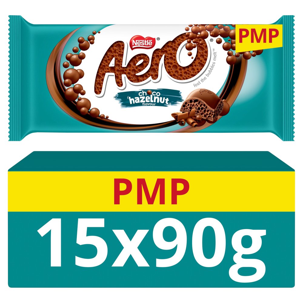 Aero Hazelnut Chocolate Sharing Bar 90g PMP £1.50