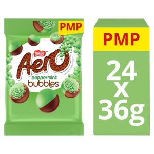 Aero Bubbles Peppermint Chocolate Sharing Bag 80g PMP £1.50