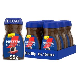 Nescafe Original Decaf Instant Coffee 95g PMP