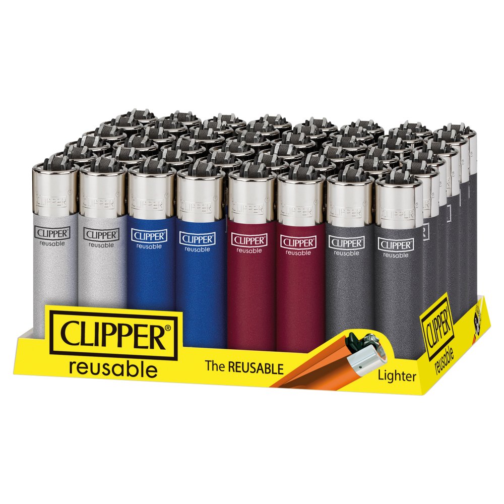 Clipper 48 Metallic Lighter