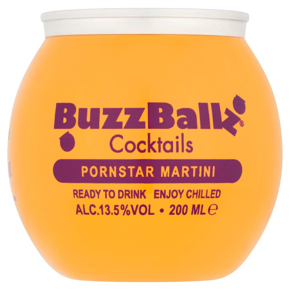 BuzzBallz Pornstar Martini Cocktails 200ml