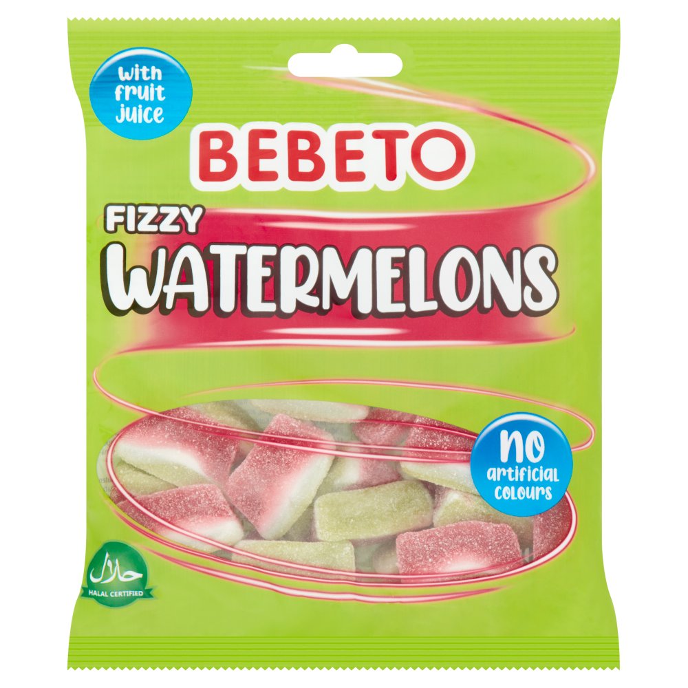 Bebeto Fizzy Watermelons 150g