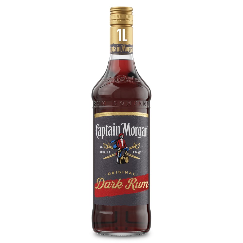 Captain Morgan Dark Rum 40% vol 1L