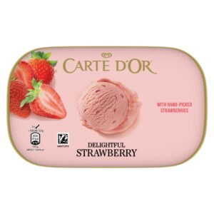 Carte D'or Ice Cream Tub Delightful Strawberry 900 ml