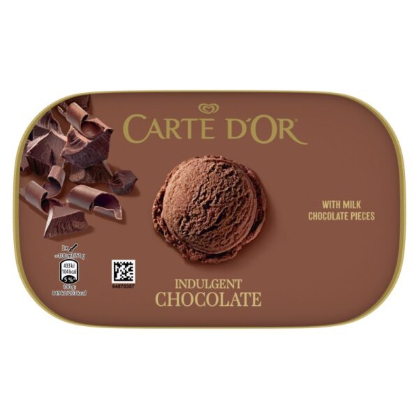 Carte D'or Ice Cream Tub Indulgent Chocolate 900 ml