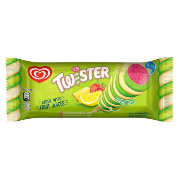 Heartbrand Twister Ice Lolly Pineapple 80 ml
