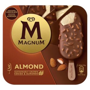 Magnum Ice Cream Sticks Almond 3x 100 ml