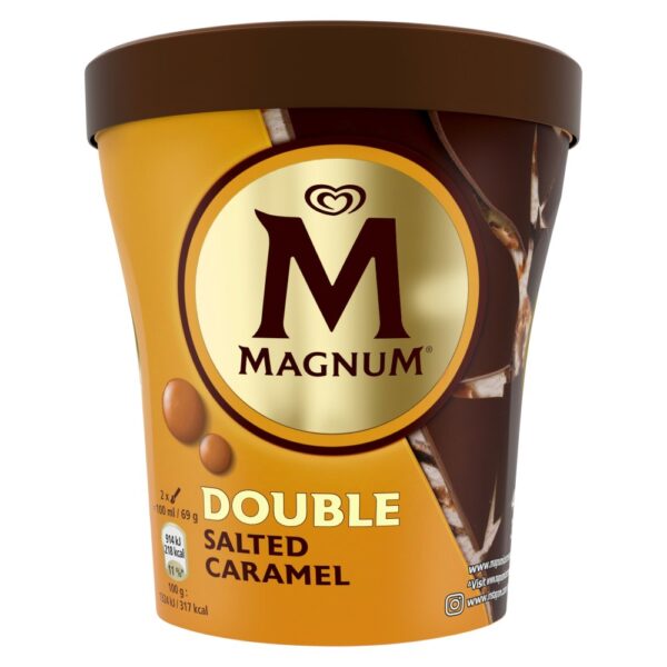 Magnum Ice Cream Tub Double Salted Caramel 440 ml