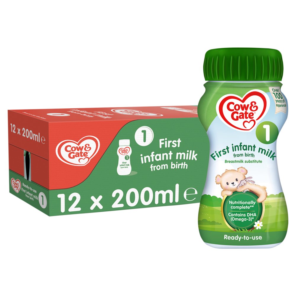 Cow & Gate 1 First Infant Milk from Birth 200ml
